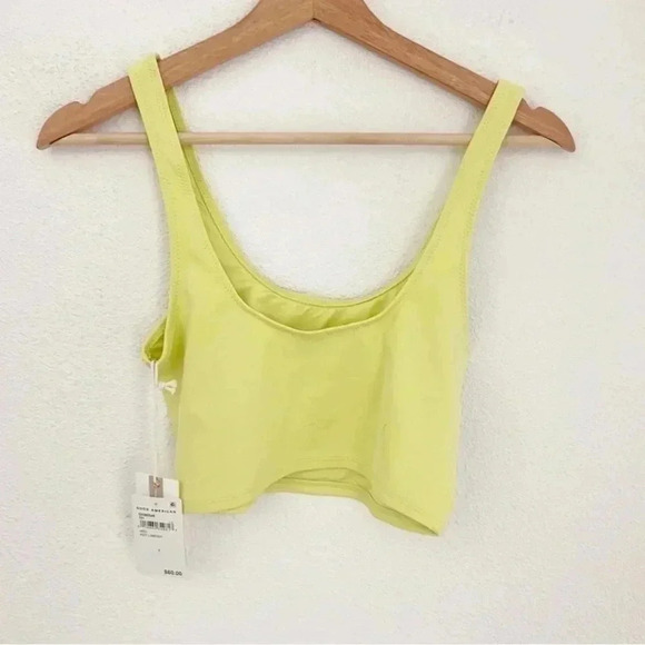 NWT Good American Key Lime Good Scuba Swim Tank, Size Small (1) - Picture 4 of 10
